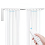Automatic Curtain Design In Electronic Livingroom Ready Made Curtain,Fancy Fabric Sheer Window Curtain Patterns#