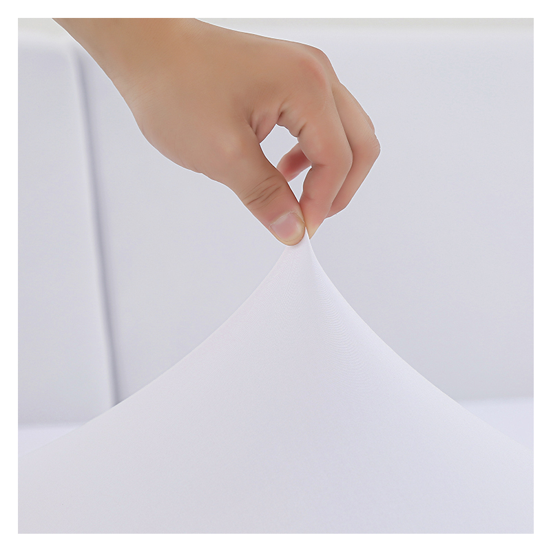 Solid White High Quality  3 2 1 Sofa Cover L Shape Couch, Wholesale 1/2/3Seater Recliner Sofa Stretch Cover/