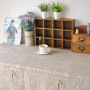 American Element European-style British Cotton Linen Tablecloth, English Newspaper Tablecloth /