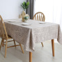 American Element European-style British Cotton Linen Tablecloth, English Newspaper Tablecloth /