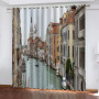 Store Insulated Curtains Made In China, Mercado Mayorista 3D Curtains Printed Landscape/