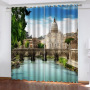 Store Insulated Curtains Made In China, Mercado Mayorista 3D Curtains Printed Landscape/