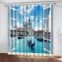 Store Insulated Curtains Made In China, Mercado Mayorista 3D Curtains Printed Landscape/