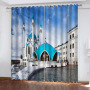 Store Insulated Curtains Made In China, Mercado Mayorista 3D Curtains Printed Landscape/
