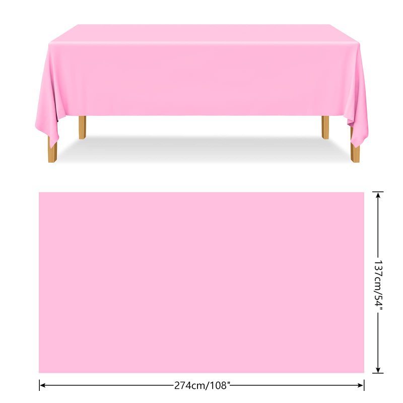 Anti-oil Tableware Solid Color Disposable sequins tablecloth dusty pink wedding For Birthday New Year Christmas Party