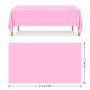 Anti-oil Tableware Solid Color Disposable sequins tablecloth dusty pink wedding For Birthday New Year Christmas Party