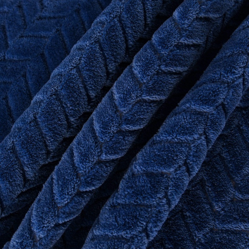 Wholesale 100% Polyester Thick Flannel Fleece Blanket, Super Soft  Portable Double Layer Throw Sherpa Blanket/