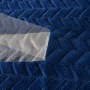 Wholesale 100% Polyester Thick Flannel Fleece Blanket, Super Soft  Portable Double Layer Throw Sherpa Blanket/
