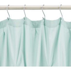 High Solid Color Pinched Pleat Bathroom Water Shower Curtain/