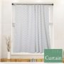 Hotel quality striped fabric shower curtain Custom Printed Shower Curtain wholesale-curtain