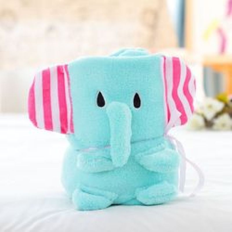 Wholesale Animal Design Blanket, Hot Sale Fleece Travel Pillow Blanket For Baby/