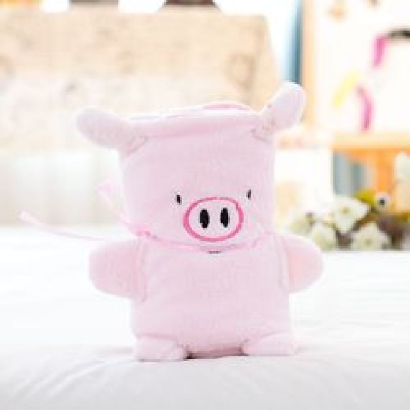 Wholesale Animal Design Blanket, Hot Sale Fleece Travel Pillow Blanket For Baby/