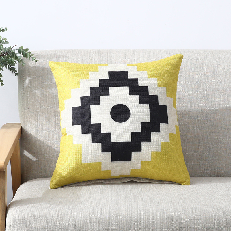 Nordic Outdoor Cushion Cover,Print Cushion Cover Fabric Cushion Cover Cushion#