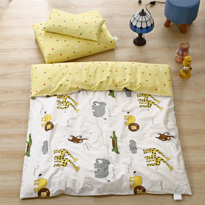 Cotton Bedding Set Printing Kids Bed Sheets Quilt Cover Without Filling For Baby Bedding Sets/