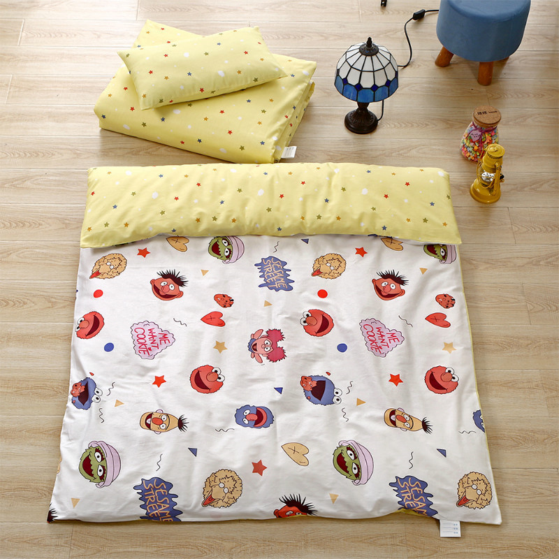 Cotton Bedding Set Printing Kids Bed Sheets Quilt Cover Without Filling For Baby Bedding Sets/