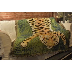 Blanket tiger pattern blanket sofa cover chic, home decoration dust cover air conditioning blanket /