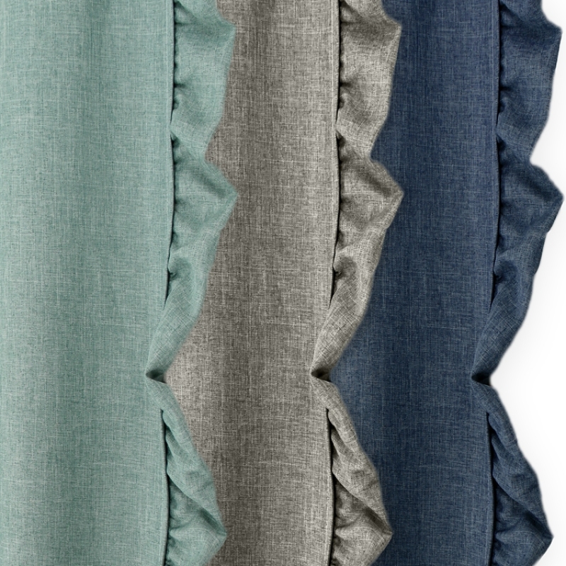 100% Polyester dust prevention guangzhou ready made curtain design for hall