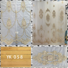 Turkish Embroidery Sheer Curtain, Curtain Window Living Room Home/