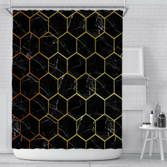 polyester mouldproof bathroom curtain, Custom Design Shower Curtain For Bathroom