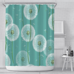 polyester mouldproof bathroom curtain, Custom Design Shower Curtain For Bathroom