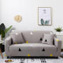Sofa Cover New Designs High Quality Velvet Three-seat Sofa Modern Plain Dyed 100% Polyester