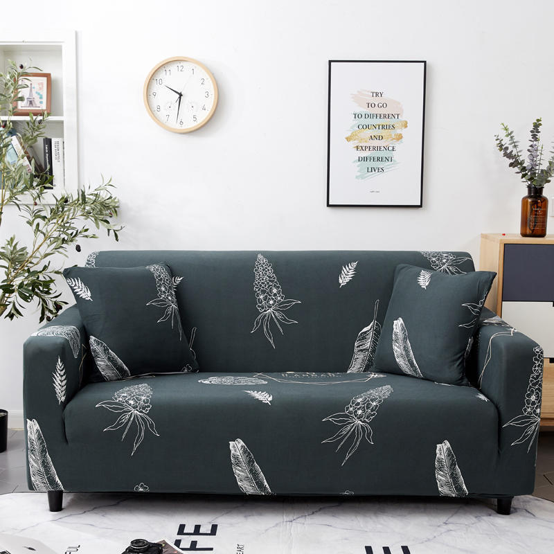 Sofa Cover New Designs High Quality Velvet Three-seat Sofa Modern Plain Dyed 100% Polyester