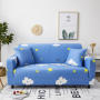 Sofa Cover New Designs High Quality Velvet Three-seat Sofa Modern Plain Dyed 100% Polyester