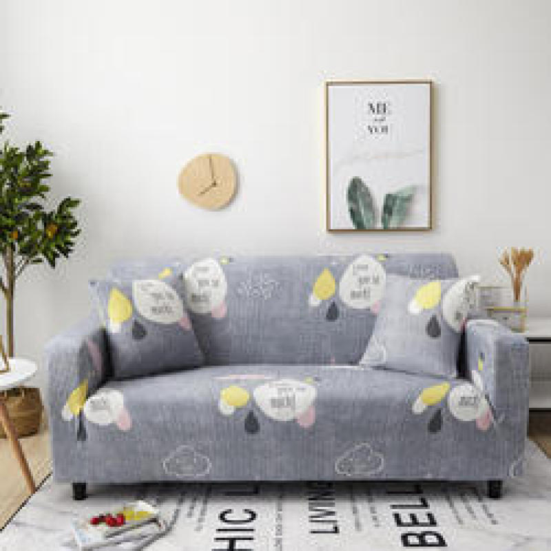 Sofa Cover New Designs High Quality Velvet Three-seat Sofa Modern Plain Dyed 100% Polyester