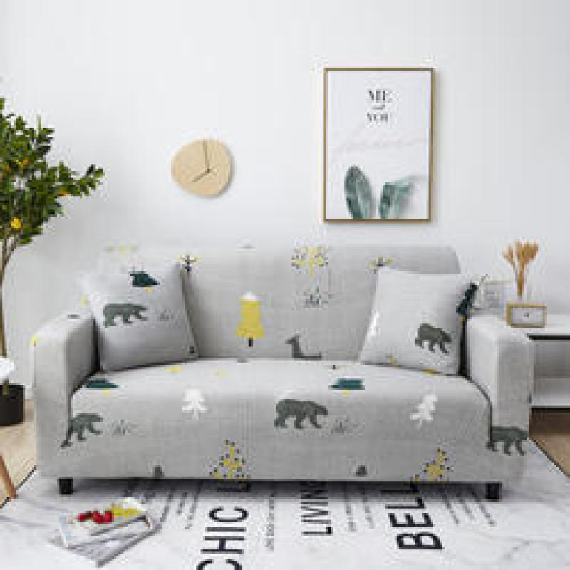 Sofa Cover New Designs High Quality Velvet Three-seat Sofa Modern Plain Dyed 100% Polyester