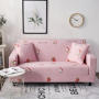 Sofa Cover New Designs High Quality Velvet Three-seat Sofa Modern Plain Dyed 100% Polyester