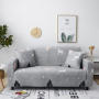 Sofa Cover New Designs High Quality Velvet Three-seat Sofa Modern Plain Dyed 100% Polyester