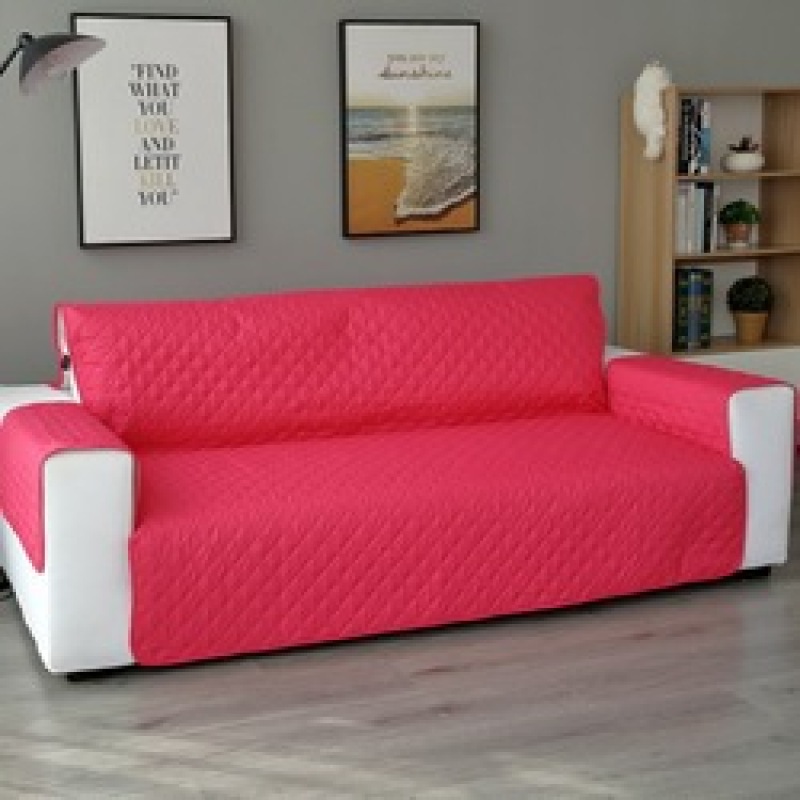 1/2/3 Seater Sofa Couch Cover Pet Dog Kids Mat Protector Gray Black Waterproof Reversible Recliner Sofa Covers For Living Room