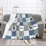 Dachshund Cute Blanket Flannel Print Dog Pets Portable Ultra-Soft Throw Blankets for Sofa Outdoor Plush Thin Quilt/