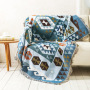 Bohemian Knitted Chair Lounge Blanket Bed Plaid Tapestry Bedspread Women Outdoor Beach Sandy Towels Cape Sofa Cover
