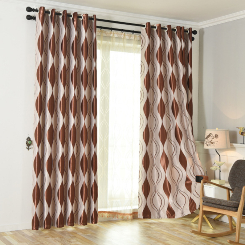 Latest Curtain Fashion Designs Curtain Custom Made, Europa Jacquard Decorative Window Curtain 2019