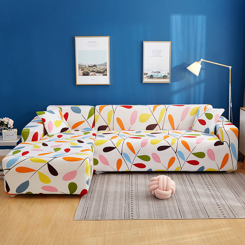 Cheap 100% Polyester Sofa Stretch Cover, Luxury Universal Sofa Elastic Cover/