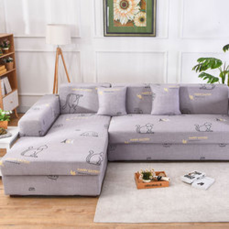 Cheap 100% Polyester Sofa Stretch Cover, Luxury Universal Sofa Elastic Cover/