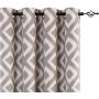 New Geometric Patterns Design Grommet Top Bedroom Blackout Curtain, Room Darkening Thermal Insulated Drapes Window Curtain/
