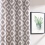 New Geometric Patterns Design Grommet Top Bedroom Blackout Curtain, Room Darkening Thermal Insulated Drapes Window Curtain/