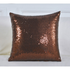 Multi-Size Glitter Sequin Cushion Cover Satin Sparkling Throw Pillow Case Sham Pattern Zipper Pillowslip Pillowcase for Decor