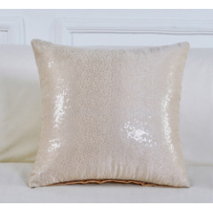 Multi-Size Glitter Sequin Cushion Cover Satin Sparkling Throw Pillow Case Sham Pattern Zipper Pillowslip Pillowcase for Decor