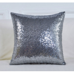 Multi-Size Glitter Sequin Cushion Cover Satin Sparkling Throw Pillow Case Sham Pattern Zipper Pillowslip Pillowcase for Decor