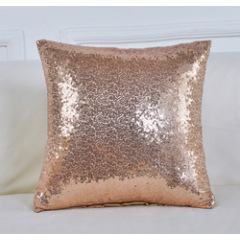 Multi-Size Glitter Sequin Cushion Cover Satin Sparkling Throw Pillow Case Sham Pattern Zipper Pillowslip Pillowcase for Decor