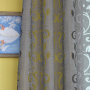 Mercado Mayorista Jacquard Royal Home Curtain, Europa Sheer Curtains Gray Rideaux Arabe/