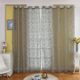Mercado Mayorista Jacquard Royal Home Curtain, Europa Sheer Curtains Gray Rideaux Arabe/