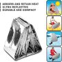 Emergency Blanket Outdoor Survival First Aid Military Rescue Kit Windproof Waterproof Foil Thermal Blanket for Camping Hiking