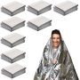 Emergency Blanket Outdoor Survival First Aid Military Rescue Kit Windproof Waterproof Foil Thermal Blanket for Camping Hiking