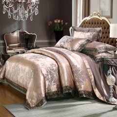 Wedding Bed Sheet Bedding Set,Bed Comforter Set Luxury#