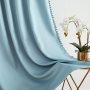 Cheap 42*84 Inch Readymade Solid Blackout Curtain For Living Room/