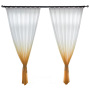 European home accessories tissue modele de rideaux salon,  made in china sheer linen curtains tende classiche di lusso